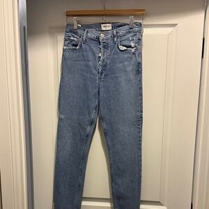 Agolde High Rise Blue Jeans